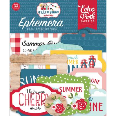 Echo Park A Slice Of Summer Die Cuts - Ephemera